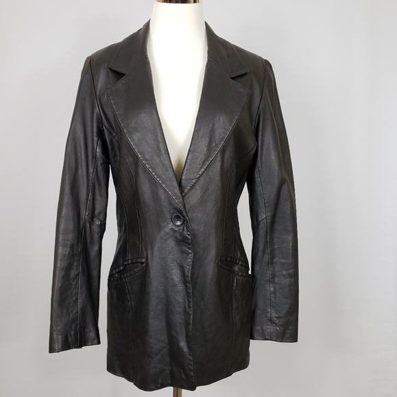 vakko sport leather jacket